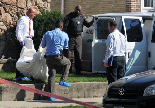 Scene where Ania Kosinska and Victoria Kotlinski were stabbed to death / Photo by Al Podgorski