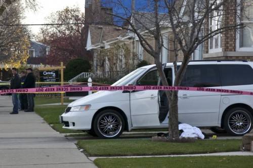 Scene where Luis Zuniga was shot / Photo by Ashlee Rezin