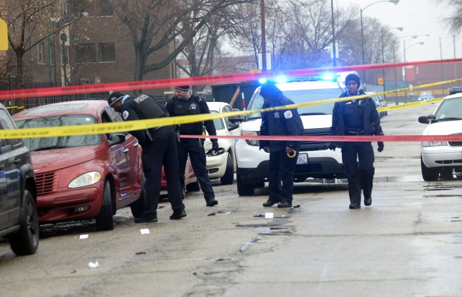 Scene where Guvonni Johnson was shot / Photo by Brian Jackson