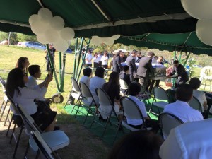 More than 300 people attend O'Connor's funeral service in San Diego on Feb. 15.
