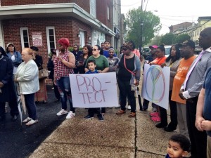 Clergy, lawmakers and community residents gathered Tuesday for a Stop the Violence rally in Trenton. (Penny Ray - Trentonian)