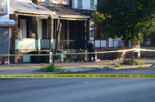 Police investigate a murder in Trenton (Penny Ray - Trentonian) 